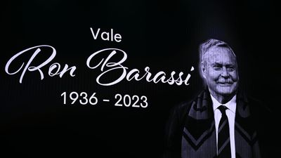 AFL legend Ron Barassi farewelled at MCG