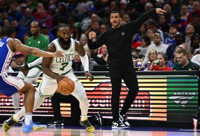 Celtics coach Joe Mazzulla gets defensive after Boston’s loss to the Philadelphia 76ers