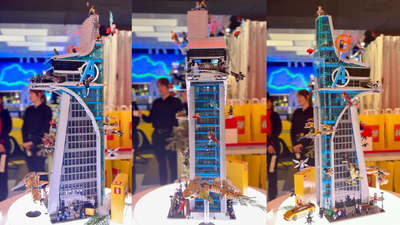 I just saw the $500 Lego Marvel Avengers Tower up close — and I can’t wait to assemble it