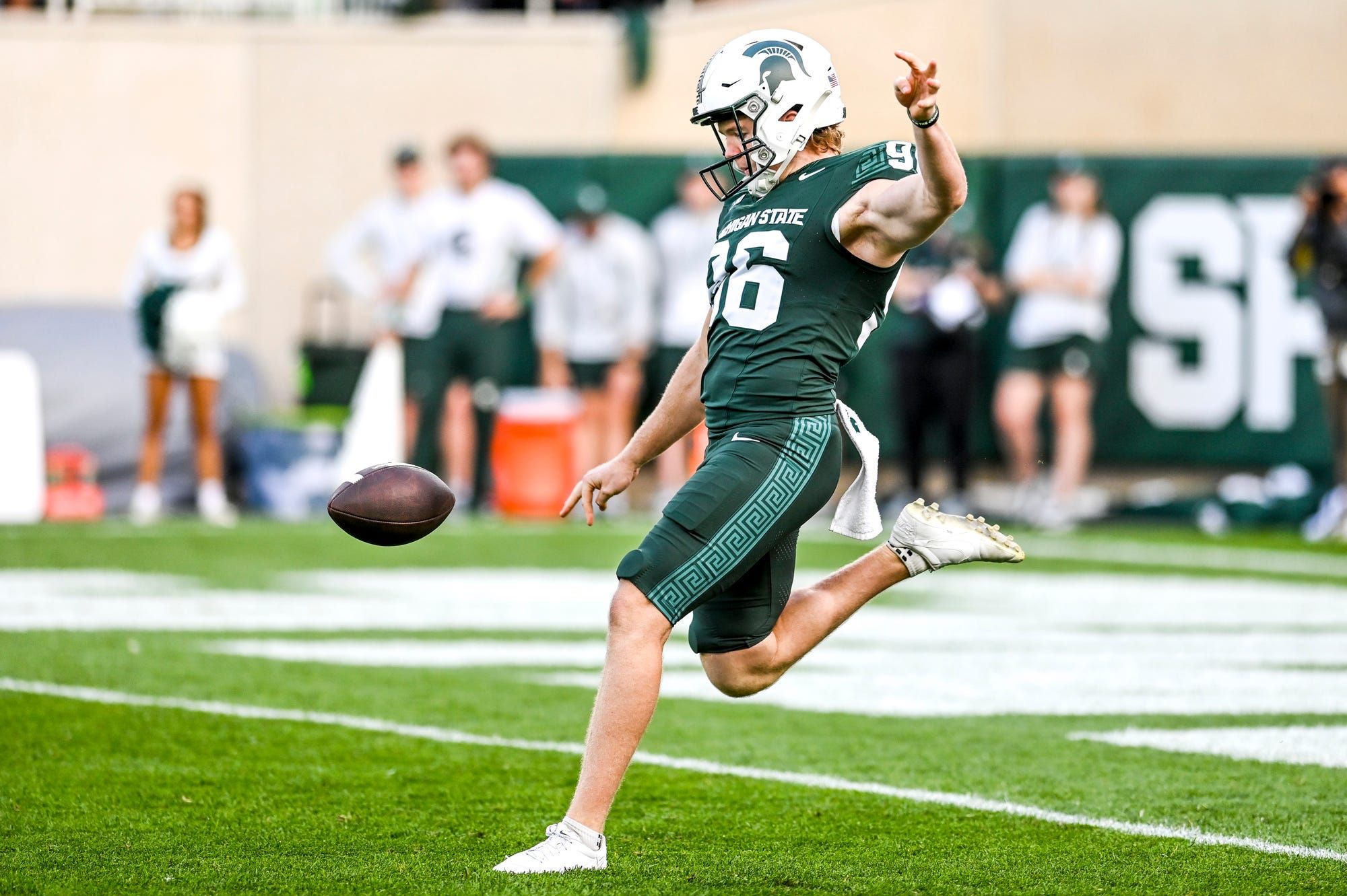 Michigan State football punter Ryan Eckley named to…