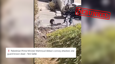 Fake story about assassination attempt on Mahmoud Abbas goes viral