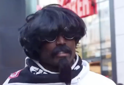 Tyreek Hill donned an outrageously bad disguise to go undercover for a fan interview in Germany