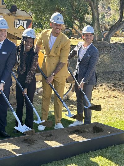 Manny Machado digs in at groundbreaking for San Diego FC's training complex and academy