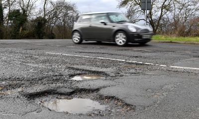 Vehicle breakdowns due to potholes hit record level in 2023, says RAC