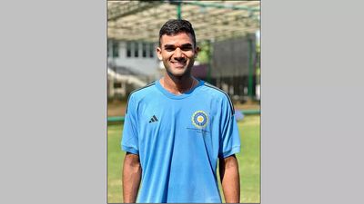 Vidarbha left-arm pacer Snayog Bhagwat in India U-19 team