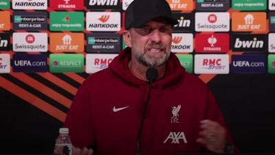 Furious Jurgen Klopp goes viral as Liverpool press conference interrupted by celebrating Toulouse fans