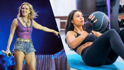 I just tried this 9-minute medicine ball ab workout from Carrie Underwood’s trainer — here’s what happened
