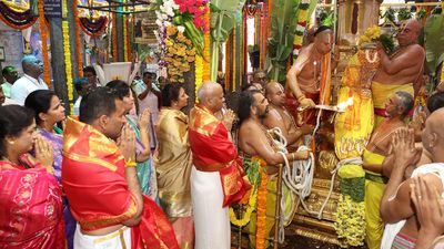 ‘Dhwajarohanam’ heralds nine-day Kartheeka Brahmotsavams at Tiruchanur Padmavati temple
