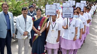 Adult Immunisation and Travel Medicine Centre at JSS Hospital conducts awareness rally