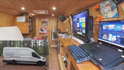 This Stealth Camper Hides A Sweet Gaming Setup And Recording Studio