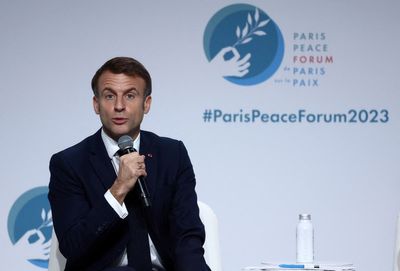 France's Macron says melting glaciers are 'an unprecedented challenge for humanity'