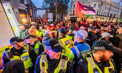 Counterprotest groups plan to confront pro-Palestine marchers, say Met police