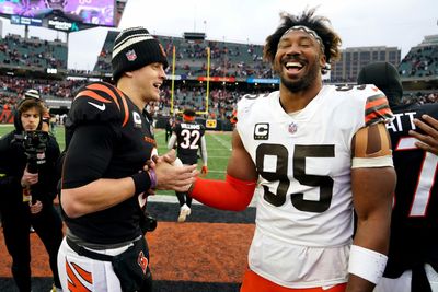 Browns DE Myles Garrett doubles down on his Joe Burrow vs. Lamar Jackson take