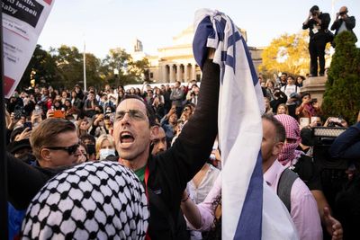 Columbia University suspends two student groups over Israel-Palestine protests