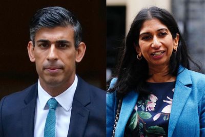 Suella Braverman – latest: Tory civil war over home secretary police row as Sunak urged to sack her