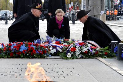 Watch as Macron commemorates anniversary of First World War Armistice in Paris