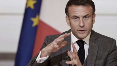 France's Macron calls on Israel to stop bombing Gaza civilians