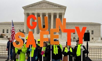 US supreme court hears case on reinstating gun possession to people accused of domestic violence