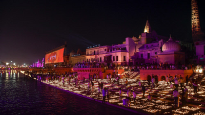 Ayodhya 'Deepotsav' sets new Guinness World Record with over 22.23 lakh diyas