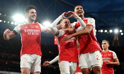 Sleepy Arsenal awaken to overwhelm toothless Burnley with aerial prowess