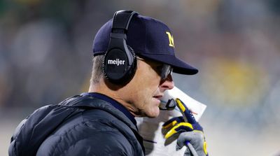 Jim Harbaugh, Michigan Players Show Up at Another Wolverines Game After Win at Penn State