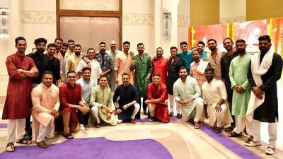 Watch: Team India's Diwali celebrations, Anushka Sharma accompanies Virat Kohli