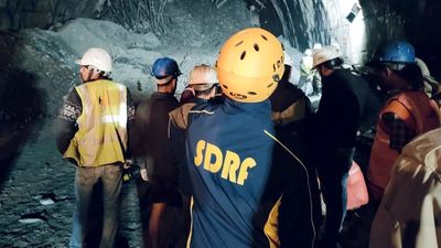 Tunnel under construction on Yamunotri National Highway partially collapses in Uttarakhand, 40 workers trapped