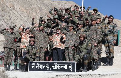 PM Modi celebrates Diwali with army in Himachal; Says, my festival is there, wherever you are