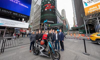Stock of British electric moped brand Zapp hits skids months after US listing