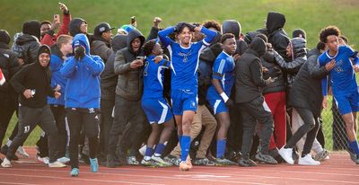 Vowing to “do it for the city,” Lewiston soccer team wins state title weeks after mass shooting