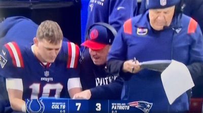 Patriots’ Bill O’Brien Appeared to Completely Lose It on Mac Jones During Colts Game