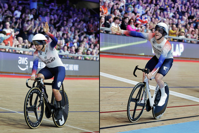 British riders ignite home crowd at Track Champions League finale