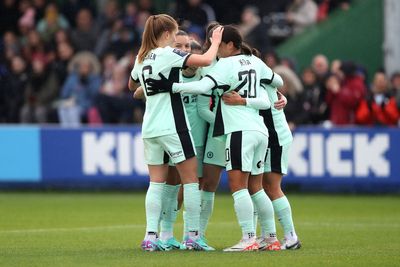 Chelsea defeat Everton to cement top spot in WSL as Manchester City slip up against Brighton