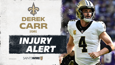 Breaking: Derek Carr injured vs. Vikings, carted to Saints locker room