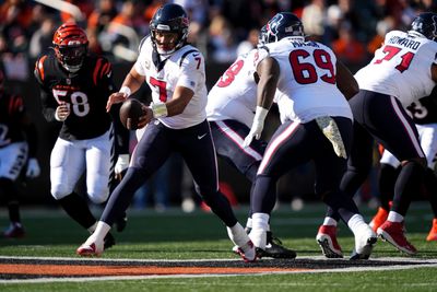 C.J. Stroud hits the ‘O’ after scoring Texans touchdown