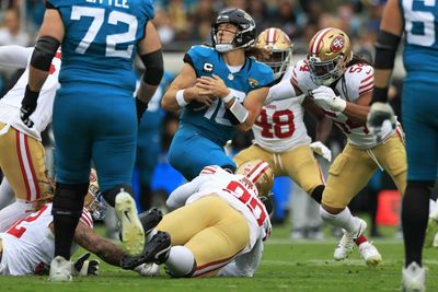 Pressure increased for Seahawks, as 49ers obliterate Jaguars 34-3