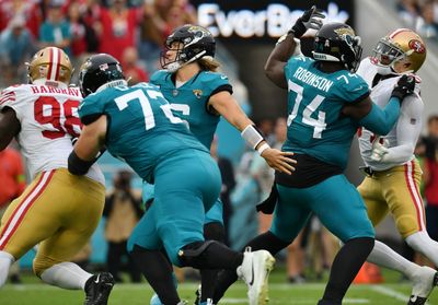 Studs and duds in Jaguars’ 34-3 loss in Week 10 to 49ers