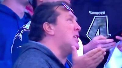 Fox Cameras Caught Giants QB’s Dad Yelling in the Stands About a Bad Play