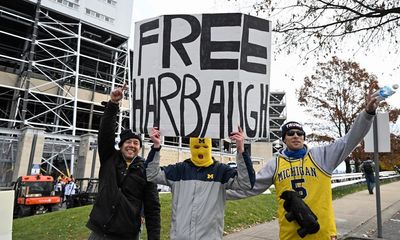 Michigan grinds past Penn State to stay unbeaten despite Jim Harbaugh ban