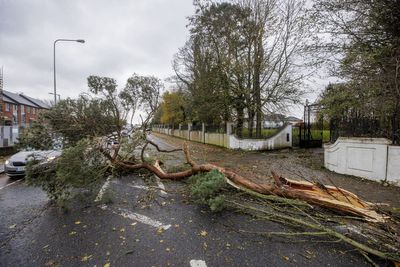 Gusts over 70mph recorded as Storm Debi blows in