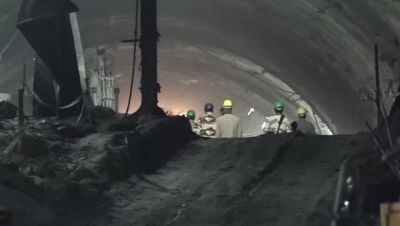 Rescuers hope to 'soon' reach 40 trapped workers in collapsed Indian tunnel