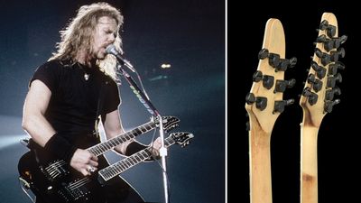 “The Double-Neck Montreal makes me think of the smell of your own burning flesh”: James Hetfield opens up about the agony of his 1992 pyro accident, and how his scorched ESP left a lasting legacy on Metallica