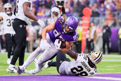 T.J. Hockenson set an NFL record in the first half vs. Saints