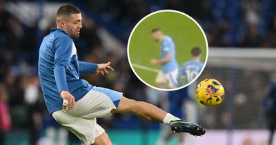 Manchester City's Mateo Kovacic accused of celebrating a late equaliser for Chelsea