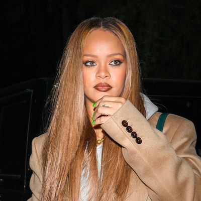 Rihanna's Long Blonde Hair Could Not Be Any Sleeker