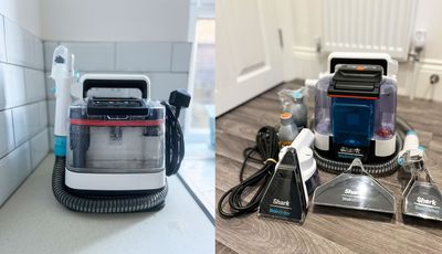 Shark Stain Striker: This carpet cleaner was made for pet parents and wine lovers like me