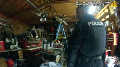 Bodycam video shows woman’s rescue from alleged serial kidnapper’s garage