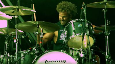 "Now it's like one big giant robot made of everybody": Queens of the Stone Age's Jon Theodore on adapting to QOTSA's drumming alumni, a decade in the band and In Times New Roman…