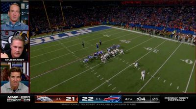 Wild Broncos-Bills Finish Evokes Priceless Reactions From Peyton, Eli Manning