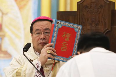 Head of China’s state-backed Catholic church begins historic trip to Hong Kong